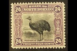 \Y 1925-28\Y 24c Violet, SG 288, Fine Mint For More Images, Please Visit Http://www.sandafayre.com/itemdetails.aspx?s=61 - Noord Borneo (...-1963)