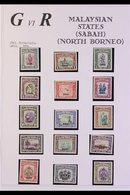 \Y 1939-50 FINE MINT COLLECTION\Y An All Different Collection Which Includes 1939 Pictorials With Most Values To 8c, 12c - North Borneo (...-1963)