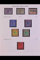 \Y 1937-51 COMPLETE KGVI MINT COLLECTION.\Y An Attractive, Complete "Basic" Collection Presented In Mounts On Album Page - Nyassaland (1907-1953)