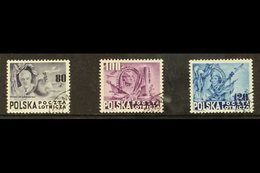 \Y 1948\Y Airpost Set, SG 645a/45c, Mi 515/17, Very Fine Used (3 Stamps) For More Images, Please Visit Http://www.sandaf - Autres & Non Classés