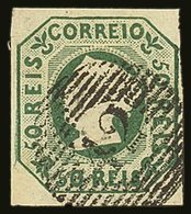 \Y 1853\Y 50r Yellow-green, SG 6 (Michel 3a), Very Fine Used With 4 Clear To Large Margins, Strong Original Colour & Cri - Autres & Non Classés