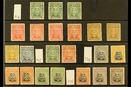 \Y 1913-19 MINT "ADMIRALS" COLLECTION.\Y An Attractive Selection Presented On A Stock Card. Includes 1913-22 Single Work - Other & Unclassified