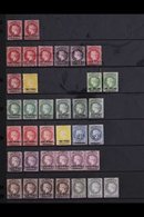 \Y 1863-1884 MINT COLLECTION\Y On A Stock Page, Includes 1863 1d Type A Mint (4 Margins) & 1d Type B ( Unused, 4 Margins - St. Helena