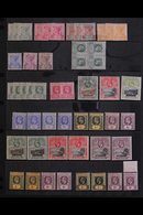 \Y 1890-1948 MINT RANGES\Y On Stock Pages, Includes 1890-97 Set, 1902 Sets (x2), Plus ½d Block Of 4, 1903 Set To 2d, 190 - Sint-Helena