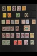 \Y 1864-1963 USED COLLECTION\Y A Most Useful, Used Collection Presented On A Series Of Stock Pages & Includes 1864-76 CC - St.Lucia (...-1978)