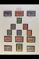 \Y 1937-52 KGVI FINE MINT COLLECTION\Y Almost A Complete Basic Run For The Period, Missing 1947 2½d Violet & 1949 $2.40, - St.Lucia (...-1978)