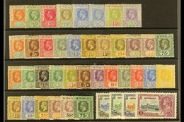 \Y 1912-36 KGV MINT GROUP\Y Includes 1912-16 Wmk Mult Crown CA To 30c, 1917-22 Wmk Mult Crown CA Most Values To 75c, 192 - Seychellen (...-1976)