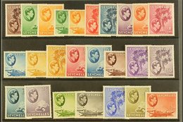 \Y 1938-49 DEFINITIVES.\Y A Complete "Basic" Definitive Set, SG 135/49, Fine Mint (25 Stamps) For More Images, Please Vi - Seychelles (...-1976)