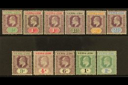 \Y 1904-05\Y Set (less 5d) To 2s, SG 86/96, With Both 1d Papers, Very Fine Mint. (11) For More Images, Please Visit Http - Sierra Leone (...-1960)