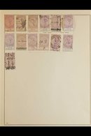 \Y REVENUE STAMPS\Y Mint And Used Accumulation On Album Leaf And Stockleaf. Includes Stamp Duty 1886 (Tall QV) To 5s (3) - Sierra Leone (...-1960)