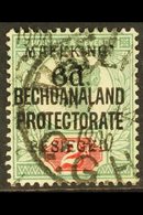 \Y MAFEKING SIEGE\Y 1900 6d On 2d Green And Carmine Of Bechuanaland Protectorate, SG 13, Fine Used With May 14th Cds. Fo - Zonder Classificatie