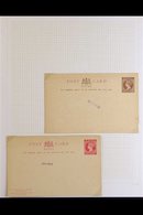 \Y NATAL\Y 1880-1910 POSTAL STATIONERY UNUSED COLLECTION, All Different With Cards, Covers, Registered Envelopes & Wrapp - Ohne Zuordnung