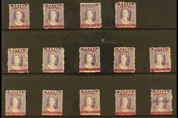 \Y NATAL\Y 1895 MINT SURCHARGED COLLECTION. An All Different Selection Of The ½d On 6d Chalon Issue, A Complete Run Of A - Ohne Zuordnung