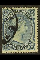 \Y TRANSVAAL\Y 1878 2s Blue, SG 139, Very Fine Used With Part Pretoria Cds At Upper Left Corner. For More Images, Please - Non Classés