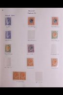 \Y 1910-99 FINE MINT/ NEVER HINGED MINT COLLECTION\Y TWO VOLUME COLLECTION - Very Neatly Presented And Written Up, Begin - Unclassified