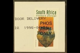 \Y 1998\Y Early South African History, Standard Postage (1r.10) Khoekhoe Pot, IMPERFORATE Single Overprinted "PHOS TRIAL - Non Classificati