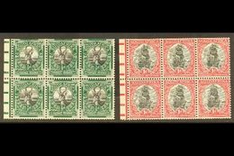 \Y BOOKLET PANES\Y 1926 ½d & 1d Booklet Panes Of 6, Both Watermark Inverted, London Printings, SG 30cw, 31dw, Ex SG SB5, - Non Classés