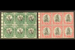 \Y BOOKLET PANES\Y 1926 ½d & 1d Booklet Panes Of 6, Both Watermark Inverted, London Printings, SG 30cw, 31dw, Ex SG SB5, - Non Classificati