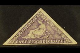 \Y CAPE OF GOOD HOPE\Y 6d Bright Mauve, SG 20, Superb Mint Og. Lovely Bright Stamp. For More Images, Please Visit Http:/ - Unclassified