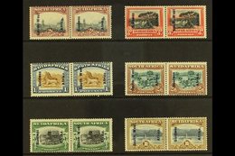 \Y 1927\Y South African Issues Opt'd Set, SG 49/54, Very Fine Mint (6 Pairs) For More Images, Please Visit Http://www.sa - Zuidwest-Afrika (1923-1990)