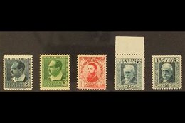 \Y 1932\Y Portrait Stamps In UNISSUED COLOURS. The 2c Verde Amarillento, 2c Verde Oscuro, 10c Rose, 25c Verde Azulado &  - Andere & Zonder Classificatie