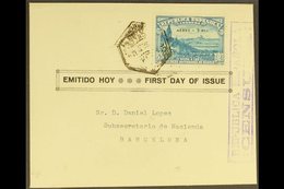 \Y 1938\Y 45c + 2p + 5p Blue Defence Of Madrid Relief Fund , SG 759, Superb Used On Censored Sep 1938 (non FDC) Cover. F - Other & Unclassified