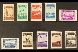 \Y MOROCCO\Y 1938 Airs IMPERFORATE Set Complete, As SG 203/212 (Edifil 186/195), Never Hinged Mint (10 Stamps) For More  - Andere & Zonder Classificatie
