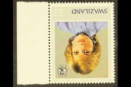 \Y 1982\Y 1e Birthday Of Princess Of Wales WATERMARK INVERTED Variety, SG 407w, Never Hinged Mint Marginal Example, Very - Swaziland (...-1967)