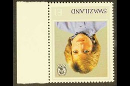 \Y 1982\Y 1e Birthday Of Princess Of Wales WATERMARK INVERTED Variety, SG 407w, Never Hinged Mint Marginal Example, Very - Swasiland (...-1967)