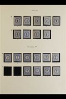 \Y POSTAGE DUES\Y 1878-1882 MINT COLLECTION With Many Shades, Frame Types And Normal/inverted Frames Varieties Presented - Sonstige & Ohne Zuordnung