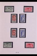 \Y SPORT - OLYMPIC GAMES\Y 1924-1972 Collection On Pages. With 1924 Both Overprinted Olympic Games Sets Fine Mint; 1960- - Syrië