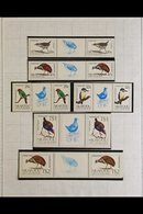 \Y NIUAFO'OU\Y 1983 Birds Definitives Complete Set, SG 27/41, In Never Hinged Mint Gutter Pairs. Lovely! (15 Pairs = 30  - Tonga (...-1970)