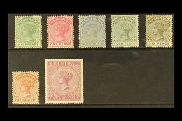 \Y 1883-94\Y Complete Set, SG 106/113, Fine Mint. (7 Stamps) For More Images, Please Visit Http://www.sandafayre.com/ite - Trinidad & Tobago (...-1961)