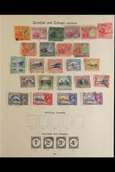 \Y 1913-35 USED COLLECTION\Y A Collection Presented On Busy Printed Imperial Pages, Often With Postmark Or Shade Interes - Trinidad & Tobago (...-1961)