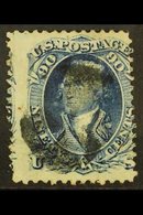 \Y 1867\Y 90c Blue, Scott 101, Cat $ 2250. Fine Used For More Images, Please Visit Http://www.sandafayre.com/itemdetails - Other & Unclassified