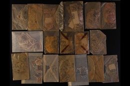 \Y 1890s-1920s USED HOARD\Y Large Quantity Of Old, Crunchy, Glassine Packets Full Of Old Stamps From 1890s-1920s, Mostly - Andere & Zonder Classificatie