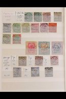 \Y 1895 - 1936 VERY FINE USED COLLECTION\Y In A Small Stock Book Includes The 1895-96  Black Overprints Set Complete (ex - Zanzibar (...-1963)