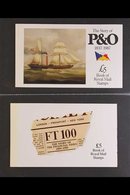 \Y 1987- 2002 PRESTIGE BOOKLETS\Y A Magnificent Complete Run From 1987 P&O Through To 2002 Microcosmos, SG DX8/30 Presen - Other & Unclassified
