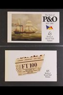 \Y 1987- 2002 PRESTIGE BOOKLETS\Y A Magnificent Complete Run From 1987 P&O Through To 2002 Microcosmos, SG DX8/30 Presen - Autres & Non Classés