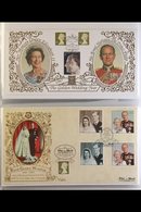 \Y 1997 GOLDEN WEDDING\Y A Very Fine All Different Collection Of "Benhams" Commemorative First Day Covers Bearing Stamps - Other & Unclassified