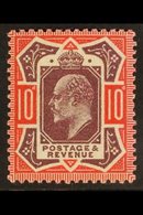 \Y 1911\Y 10d Dull Reddish Purple And Aniline Pink, Somerset House Printing, Ed VII, SG 310, Very Fine Mint. For More Im - Unclassified