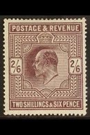 \Y 1911\Y 2s 6d Dark Purple, Somerset House Printing, Ed VII, SG 317, Fine Mint, Bright Even Colour. For More Images, Pl - Unclassified