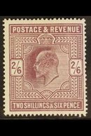 \Y 1911\Y 2s 6d Dull Reddish Purple, Somerset House Printing, Ed VII, SG 316, Very Fine Mint. For More Images, Please Vi - Sin Clasificación