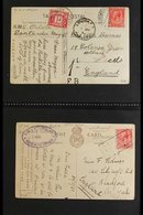\Y 1910's-1930's BETTER COVERS & POSTCARDS.\Y An Interesting Collection On Stock Pages, Includes Cards With "Conwy" & "W - Unclassified