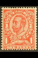 \Y 1912 VARIETY\Y 1d Bright Scarlet, NO CROSS ON CROWN, SG 341a, Never Hinged Mint. For More Images, Please Visit Http:/ - Unclassified