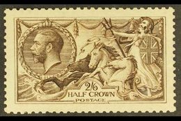 \Y 1913\Y 2s6d Deep Sepia-brown Seahorse, Waterlow Printing, SG 399, Fine Mint. For More Images, Please Visit Http://www - Non Classificati