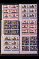 \Y 1963\Y International Lifeboat Conference Ordinary And Phosphor Sets (SG 639/41p) In CYLINDER NUMBER BLOCKS OF SIX, Su - Other & Unclassified