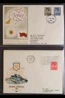 \Y JERSEY\Y 1968-2006 FIRST DAY COVERS COLLECTION Housed In Five Cover Albums, Definitives Incl. High Values, Commemorat - Other & Unclassified