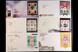 \Y 1982-2013 PRESTIGE PANE FDC COLLECTION.\Y A Complete Run Of Prestige Booklet Panes On FDC From The 1982 Stanley Gibbo - FDC