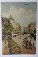 (11/1/71) Postkarte/AK "Offenbach" Frankfurterstrasse, Kaiserstrasse, Strassenbahn Um 1910 - Offenbach